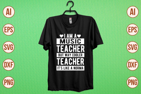 Music Teacher Graphics for T-Shirt Designs