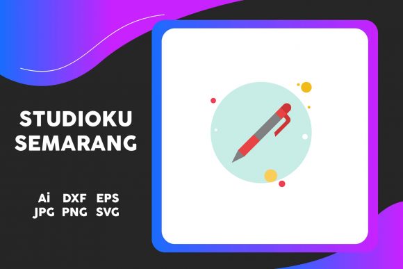 Reviewing School Icon Pen Graphics & Icons