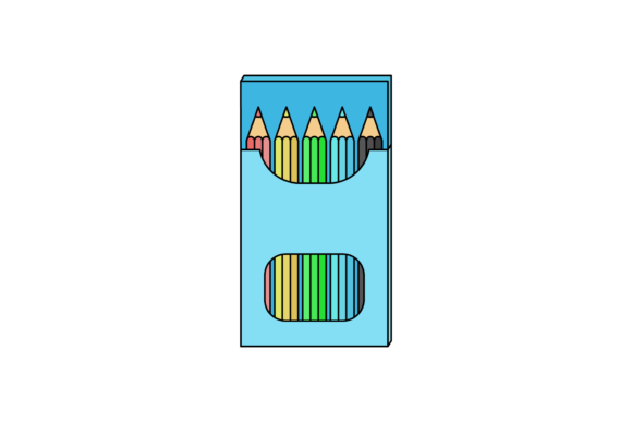 Reviewing School Pencil Color Fill Line Icon-90