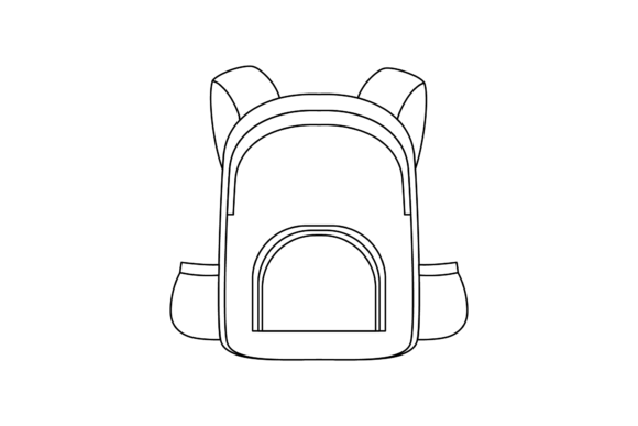 School Backpack Line Icon-181: Graphics & Icons Review