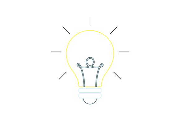 School Light Bulb Icon: Graphics & Icons Review