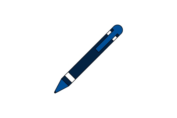 School Pen Fill Line Icon-216 Graphics and Icons