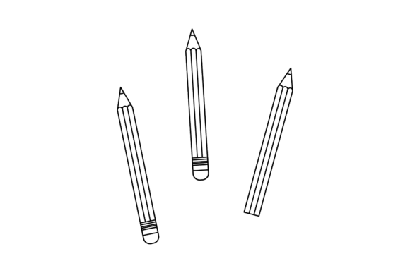 School Pencil Color Line Icon-100 Graphics and Icons