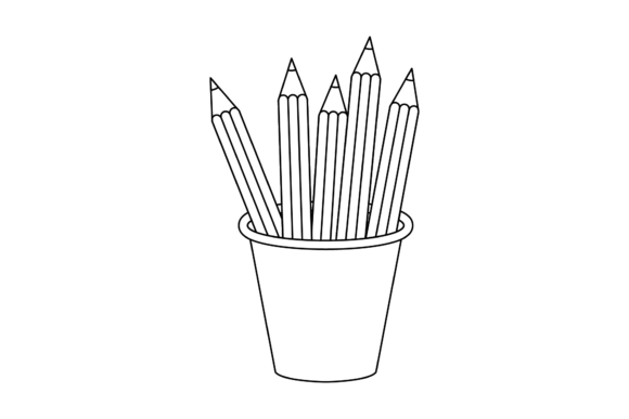 School Pencil Color Line Icon-99 Graphics and Icons Review