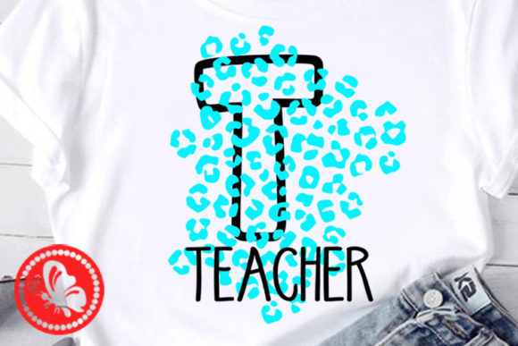 Teacher Shirt Leopard Print Clipart: Graphics & Illustrations